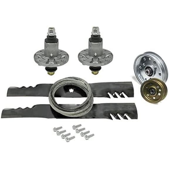 EPR Spindle Belt Idler Mulch Blade Deck Kit for John Deere 42 Inch 115 D130 LA105 LA135 GY20454 GX20072 AM141033$$Tools