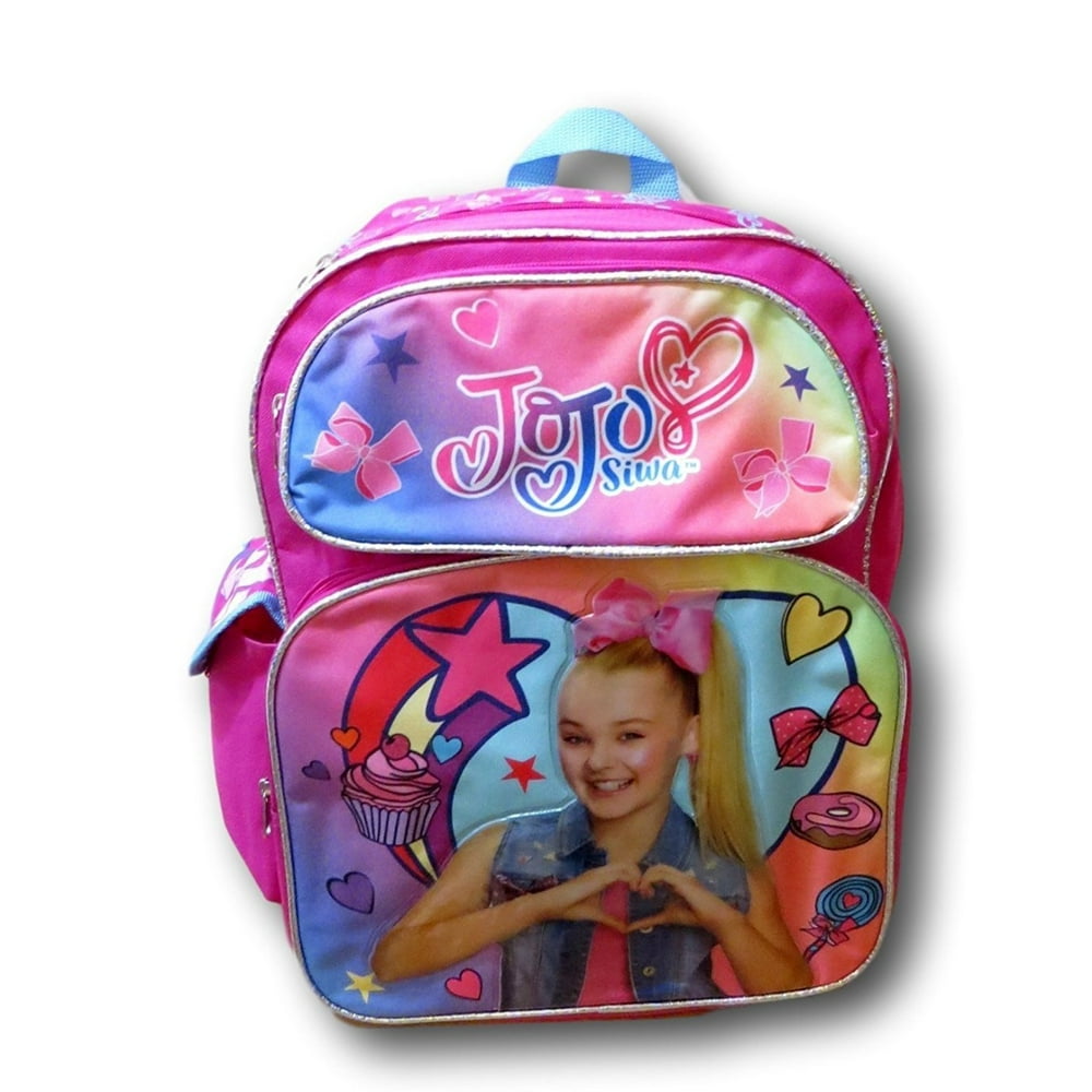 JoJo Siwa - Pink Deluxe 16 School Bag Backpack - Walmart.com - Walmart.com