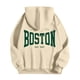 thumbnail image 4 of WILLBEST Sudadera con Capucha y Estampado De Letras para Hombre, Estilo Cómodo y Uso Diario Mediana​​, 4 of 5