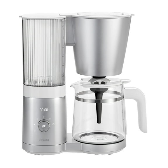 ZWILLING Enfinigy 1.5-L Glass Carafe Drip Coffee Maker Silver