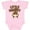 AD-Pink, variant on Little Monkey Boys or Girls Baby Bodysuit