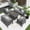Dark Grey, variant on RoyalCarft 54.3” Outdoor Patio Aluminum Fire Pit Table, 50000 BTU CSA Certified Propane Gas Fire Pit, Rectangular Fire Table w/Stainless Burner, Lava Rock, Waterproof Cover