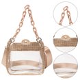 thumbnail image 1 of Bolsa de hombro Bolsos de gelatina de PVC, bolso de moda para mujer, bolsos de hombro de diseño transparente, bolsos, 1 of 3