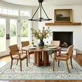 thumbnail image 4 of KUETH 8'x10' Area Rugs for Living Room, Non Slip Machine Washable Vintage Indoor Rug, Low Pile Chenille Print Rug for Bedroom Dining Room Home Office, 4 of 9