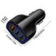 thumbnail image 3 of Cargador One Three Phone Mobile 3.5A 3.0 QC Carga rápida Cargador para coche con 3 puertos USB Interfaz integrada Transmisor FM para coche, 3 of 8
