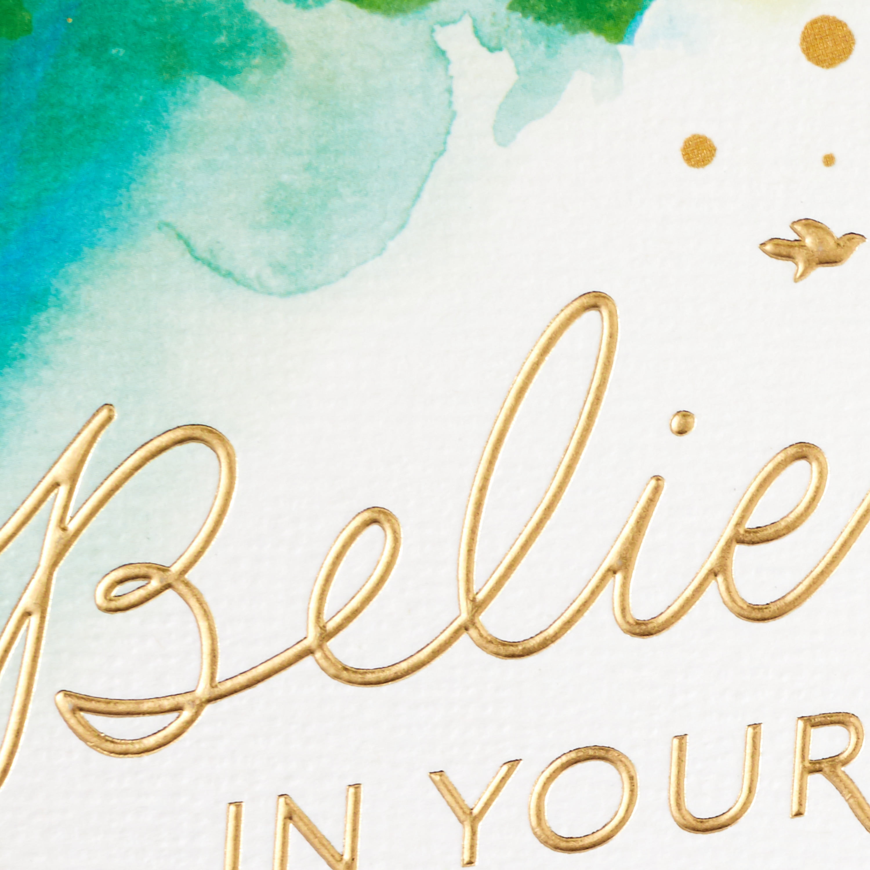 Hallmark High School Graduation Card (Believe in Yourself)