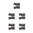 thumbnail image 2 of ZLight 1 Pair Fingerless Mittens Fashionable Simple Knitting Craft Clothes Accessory for Decoration Keeping-warm Wear Dark grey 5Set, 2 of 6