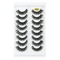 thumbnail image 2 of WIFKLSIIPG False Eyelashes Fluffys 8D Lashes Cat-Eye Wispy Lashes 8 Pairs Pack Dramatic Long Thick Volume Eye Lashs Multipacks, 2 of 8