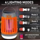 thumbnail image 4 of Lámpara de camping Lámpara solar para acampar Luz ultravioleta Insect Killer Mosquito Killer Linterna para acampar Ip67 Impermeable Portátil Mosquito Killer Lámpara de tienda Recarga USB, 4 of 5