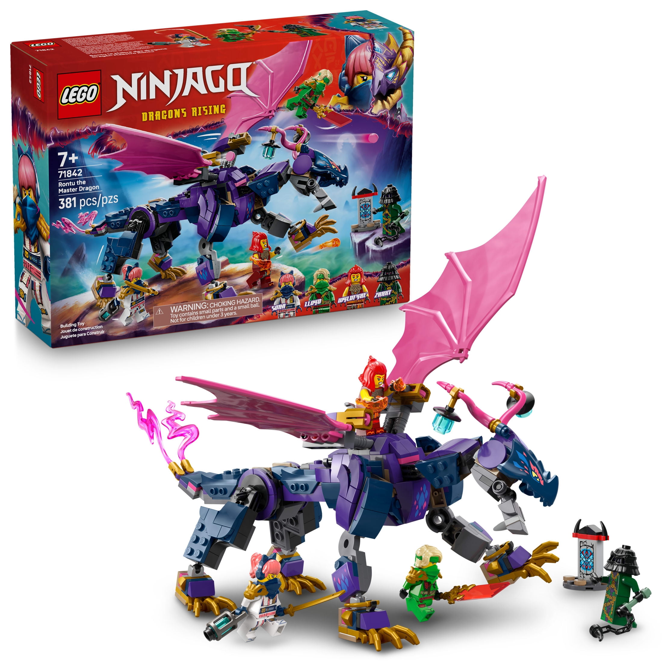 LEGO NINJAGO Water Dragon Playset, 71754 Building Set with 5