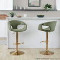 thumbnail image 4 of LumiSource Curva Adjustable Barstool - Set of 2, 4 of 10