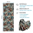 thumbnail image 2 of Multicolor Bigfoot and Text Pattern Hot Yoga Mat Towel Non Slip for Hot Yoga - Quick-Drying Yoga Mat Cover with 4 Corner Pockets with Travel Bag - Hot Yoga Towel Non Slip 70"x26", 2 of 6