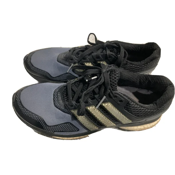 Adi-das Shoes Men 8 Response Boost Grey Running Trainer Sneakers PYA 048001