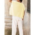 thumbnail image 3 of Nituyy Womens Loose Knit Cardigan Solid Color Short Sleeve V-Neck Button Down Lightweight Sweaters, 3 of 6
