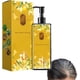 thumbnail image 1 of Champú nutritivo de color vegetal para cubrir canas, champú para teñir el cabello, tinte natural de larga duración con aroma floral, suaviza y acondiciona, color negro., 1 of 4