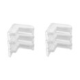 thumbnail image 4 of OULII Protection des Meubles 24 Pcs Absorption des Chocs Angle de Protection en PVC Transparent 1.6x1.6x0.6in, 4 of 7