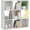 Classic White, variant on 6 Cube Storage Organizer Shelf, Open Cube Bookshelf, Reversible Bookcase, Modern Sturdy Storage for Living Room, Bedroom, Entryway, Home Office, Black