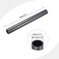 thumbnail image 2 of Uxcell Rigid Round Pipes High Impact for Water Pipe Crafts Cable Sleeve Dark Grey 31.6mm x 38mm, 2 of 6
