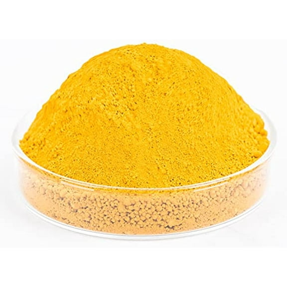 Iron Oxide Powder, Concrete Dye Colors Pigments Yellow Pigment Cement Pastel Tile Paint DIY Manually Paving Concrete Mold Color Dye for Concrete,Cement,Brick,Paint Coloring (4 oz, Yellow)