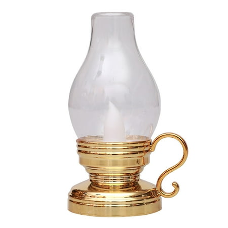 

Plastic Holiday Handle Lamp Small Candle Lantern Decoration Lantern LED Night Light with Battery for Halloween Party