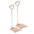 thumbnail image 2 of Table Number Holder, 6 X 2.4 X 1.9inch Place Card Holder 2Pcs Table Cardholder Table Picture Stands  For Wedding For Home For Office For Party Rose Gold,Gold, 2 of 8