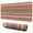 Brown Geometric Striped-1, variant on Long Mouse Pads for Desk,Brown Ethnic Floral and Mandala Pattern Desk Mats on Top Of Desks, Desk Mouse Pad Extra Large with 3mm Non-Slip Base and Stitched Edge for Gaming,Office,Work,Home 47.3"x23.6"
