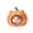 Pumpkin Hide, variant on Small Animal Habitat Decor Fun Ice Hide - Orange Ceramic Igloo Hut for Syrian Hamsters Gerbils Mice Rats