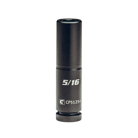 UPC: 0886352512541 | Capri Tools 5/16-Inch Deep Impact Socket  1/4-Inch Drive  6-Point  SAE