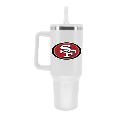 NFL San Francisco 49ers 40 Ounce White Handle Tumbler