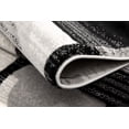 thumbnail image 4 of Rug Branch Montage Collection Modern Abstract Doormat Area Rug Entrance Floor Mat (2x5 feet) - 2'3" x 5', Grey, 4 of 5