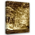 thumbnail image 1 of Alan Hausenflock 13x18 Gallery Wrapped Canvas Wall Art Titled - Autumn Wood Road III, 1 of 4