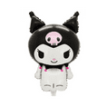 thumbnail image 2 of Kuromi 2nd Birthday Party Balloons Set Black Pink Foil balloons, 2 of 3