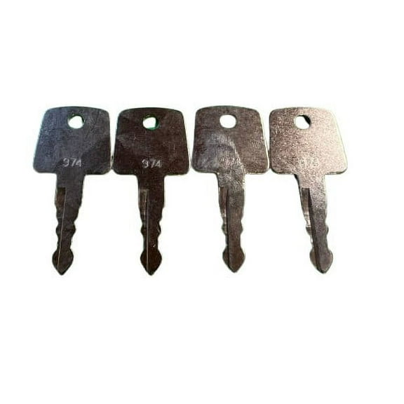 4 Pack 14# 974 2820-00003-0 Ignition Keys for Sakai Blacktop Roller Heavy Equipment