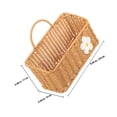thumbnail image 2 of IDEANATEGRATE Cesta Tejida Para Almacenaje Colgante En Pared Rústico Beige Para Uso Doméstico, 2 of 6