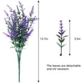 thumbnail image 4 of SEELOK 8 Bundles Artificial Lavender Flowers Outdoors Fake Lavender Plants Faux for Garden Porch Window Box Decor, 4 of 6