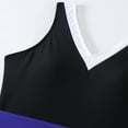 thumbnail image 4 of TrendVibe365 Women's Bathing Suits One Piece Bathing Suits Black Swimsuits Thong One Shoulder V Neck Solid Swimwear Beachwear L, 4 of 7