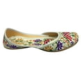 thumbnail image 3 of Women's Leather Ballet Ballerina Flat Shoes Loafers Shoes Punjabi Jutti For Women US 6/ EURO 36, 3 of 5