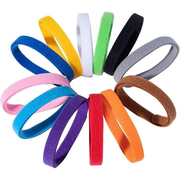 Puppy ID Collars 12PCS Assorted Colors Puppy Identification Collars Adjustable Puppy ID Bands for Pet
