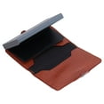 thumbnail image 4 of Bifold Card Bag, 3.9x2.6in Business Card Holder Apricot Lizardstripe  For Daily Use Gift, 4 of 8