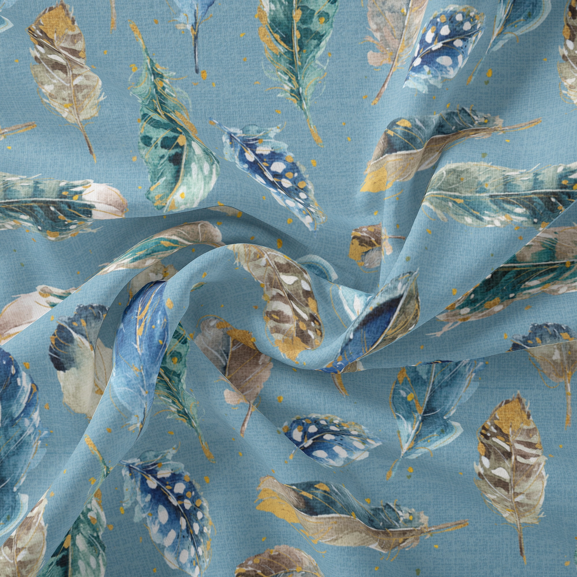 David Textiles Cotton 36" x 44" Indigold Collection 100% Cotton Fabric, 1 yard precut