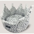 thumbnail image 2 of NANDOG PET Gear Crown Dog and Cat Bed Collection for Small Breeds - Made of Ultra Soft Micro-Plush Material (Snow Leopard), 2 of 2