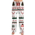 thumbnail image 5 of Fabrcox Christmas Women Pajama Pants Sleepwear Loose Fit Christmas Tree Printed Drawstring Lightweight Women Loungewear White XXL, 5 of 6