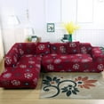 thumbnail image 1 of CHOK 2024 Stretch Fabric Sofa Slipcover 1 2 3 4 seater L shape   Elastic Sectional Sofa Cover Slipcover Protector Couch Pure Color For Moving Furniture Living Room, 1 of 4
