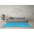 thumbnail image 3 of Ahgly Company Indoor Rectangle Oriental Light Blue Industrial Area Rugs, 5' x 7', 3 of 4