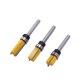 thumbnail image 2 of 3Pcs 1/4 Inch Flush Trim Router Bit Pattern Bit Top & Bottom Bearing 1/2 inch Blade Template Edge Wo, 2 of 5