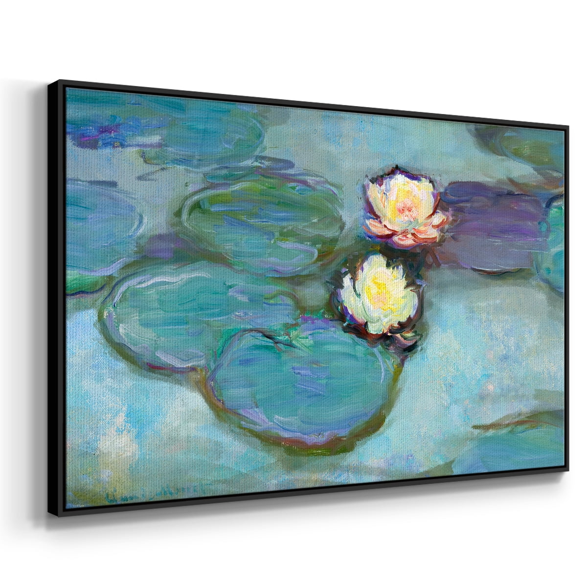 Vintage Landscape-CLVIII By Wexford Home Framed in Black Wood Gallery Wrapped Canvas 17 in. x 25 in.