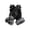 Black, variant on Winter PU Leather Gloves for Women, Wool Fleece Lined Warm Gloves, Touchscreen Texting Thick Thermal Snow Driving Gloves (Red)