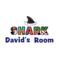 thumbnail image 1 of Personalized Name Animal Wall Decal Shark Fin Swimming in Water Custom Name Bedroom Wall Decal for boys and girls Shark Shark Themed Kids Room Décor - Size: 30 In x 18 In, 1 of 5