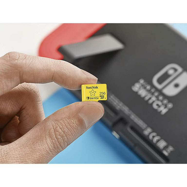 SanDisk 256GB microSDXC UHS-I Card for Nintendo Switch - SDSQXAO-256G-GNCZN