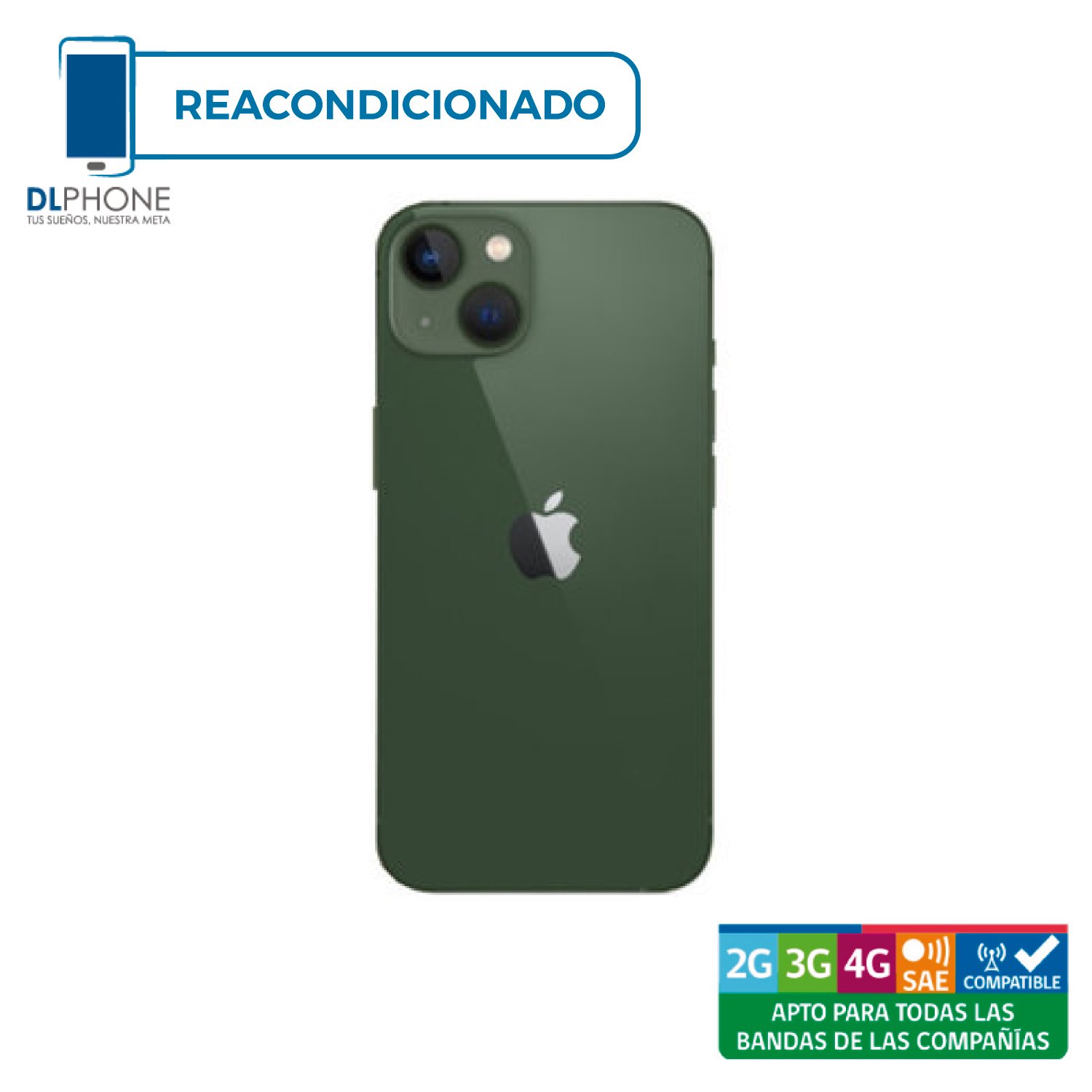 Iphone 13 Mini 128Gb Verde Reacondicionado